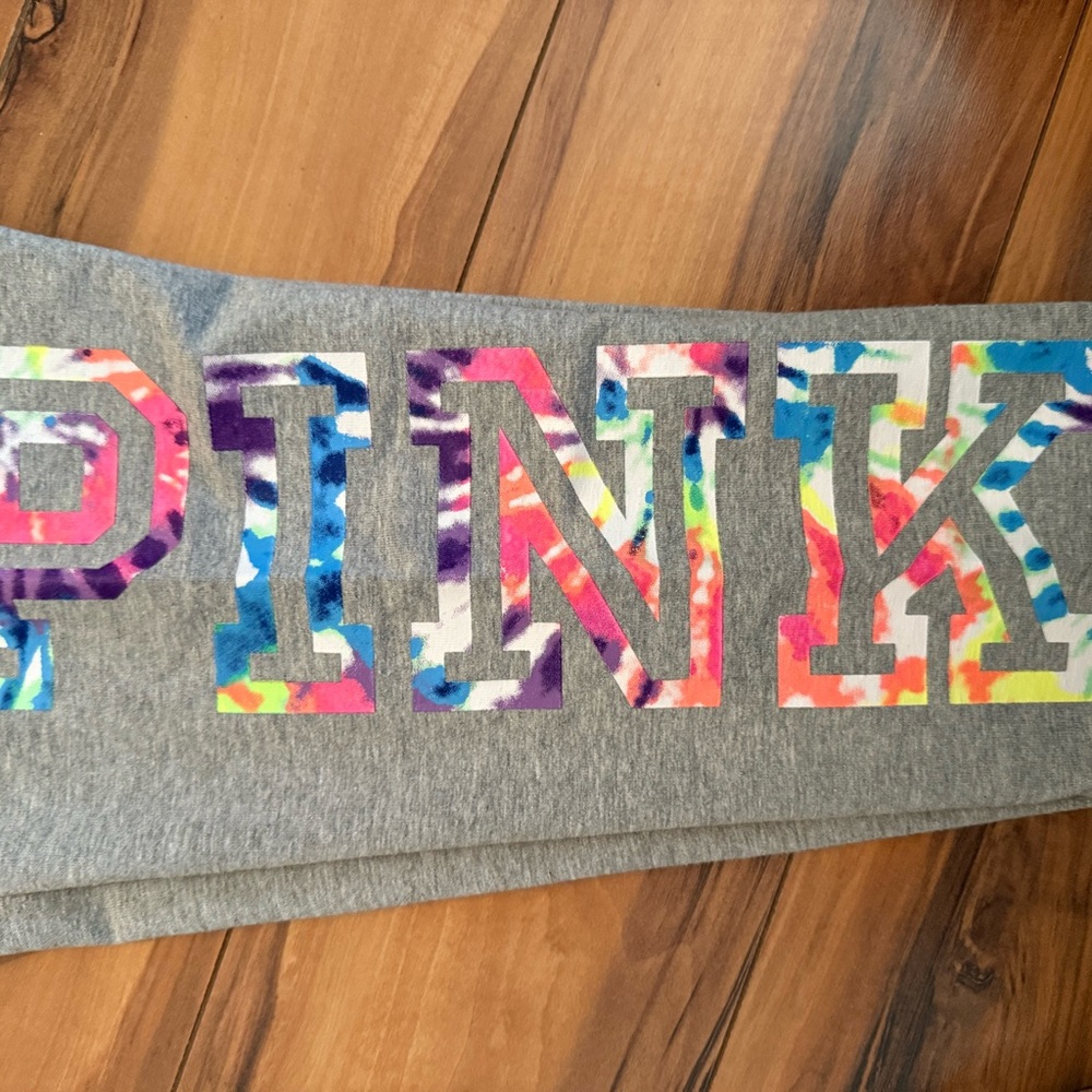 🩶 🌈 PINK by Victoria’s Secret Gray Leggings – XL - Picture 4 of 7